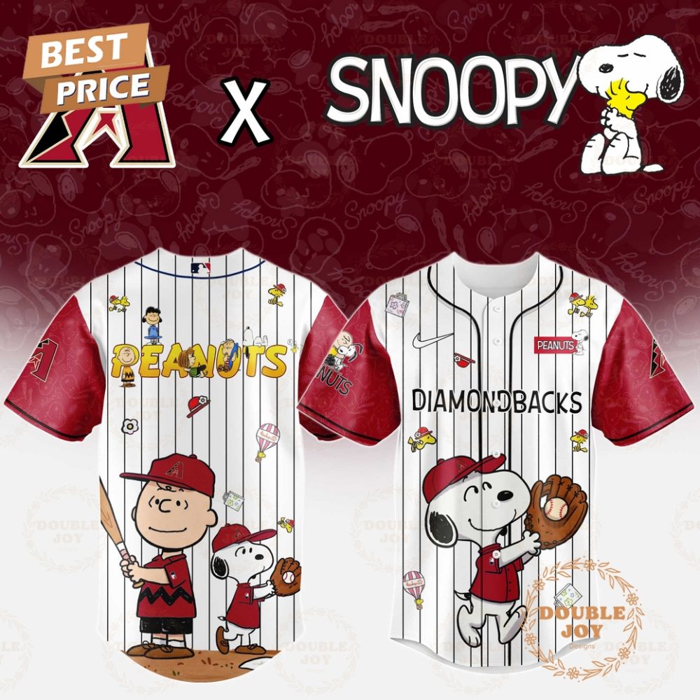 Gohipanda - Arizona Diamondbacks X Snoopy 2025 Limited Edition Baseball Jersey