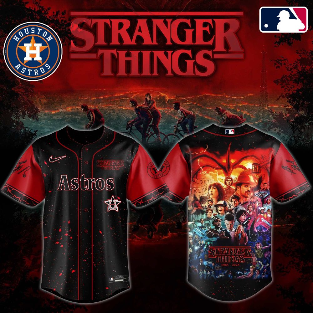 Gohipanda - Astros X Stranger Things Limited Edition Jersey - Official Mlb Gear