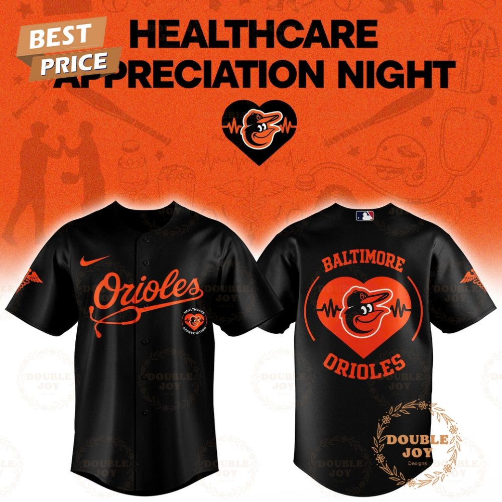 Gohipanda - Baltimore Orioles Healthcare Appreciation 2026 Baseball Jersey - Black