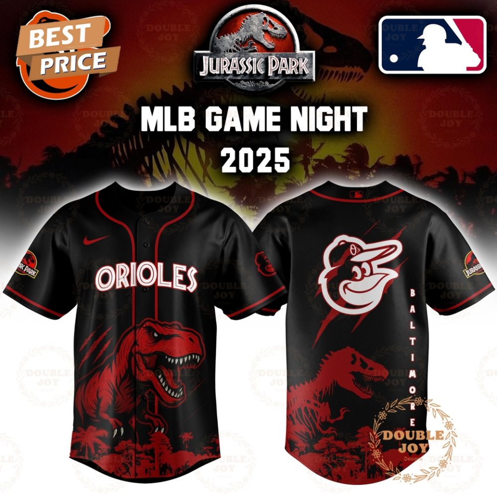 Gohipanda - Baltimore Orioles Jurassic Park Game Night 2025 Limited Edition Baseball Jersey