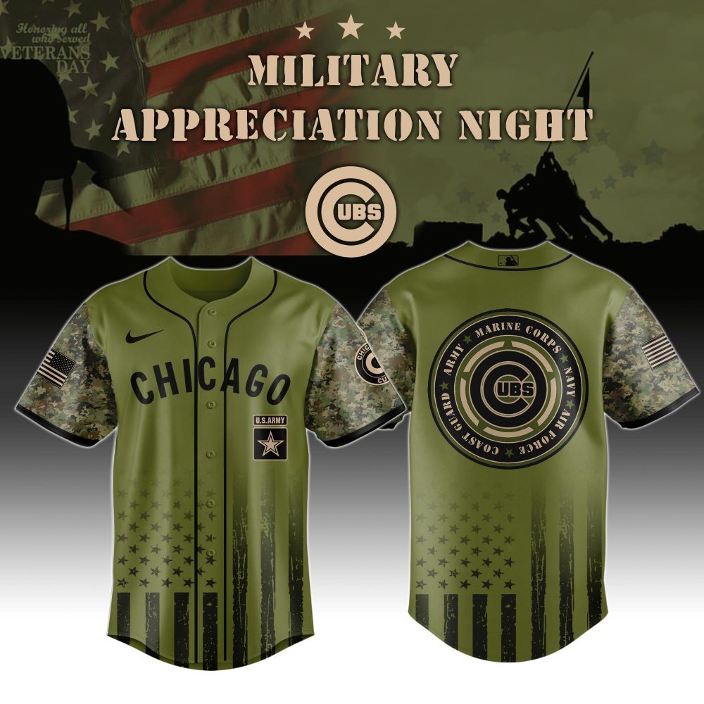 Gohipanda - Chicago Cubs Military Appreciation Jersey – Honor Veterans With Style
