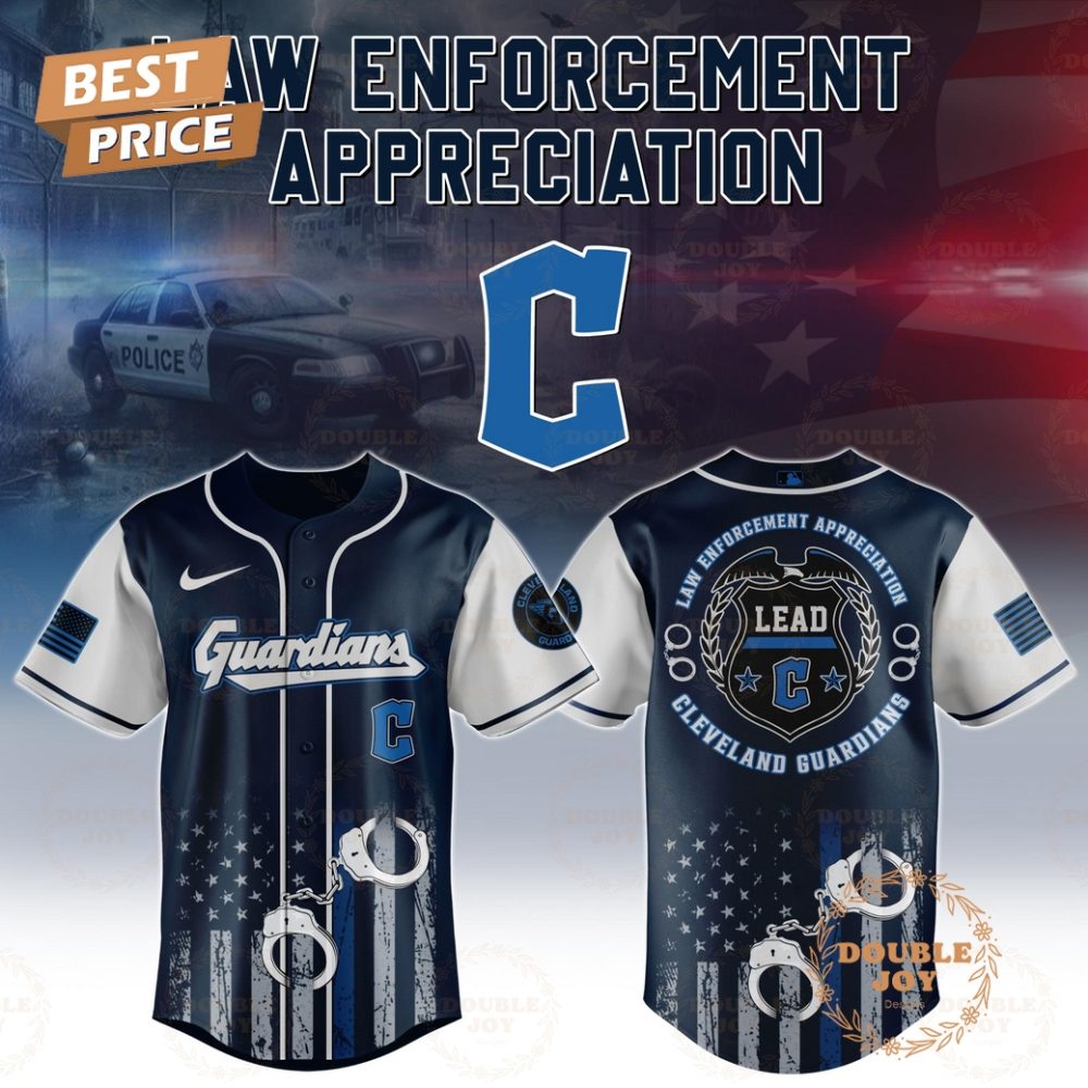 Gohipanda - Cleveland Guardians Law Enforcement Appreciation Day 2025 Special Edition Baseball Jersey