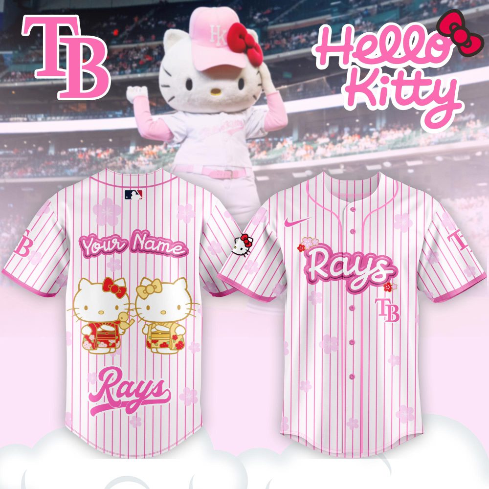 Gohipanda - Custom Hello Kitty X Rays Pink Jersey - Personalized Mlb Fan Gear