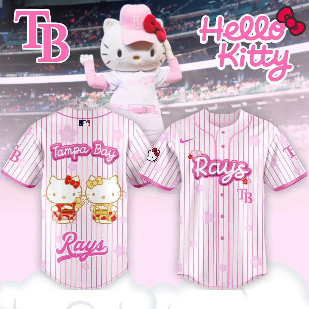Gohipanda - Hello Kitty X Tampa Bay Rays Limited Edition Pink Jersey – Cute & Stylish Fan Gear!