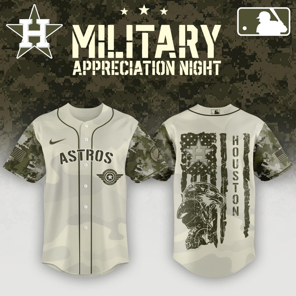 Gohipanda - Limited Edition Houston Astros Military Appreciation Jersey - Show Your Support!