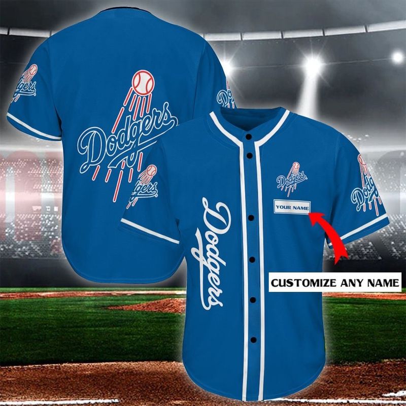 Gohipanda - Los Angeles Dodgers Royal Blue Custom Baseball Jersey