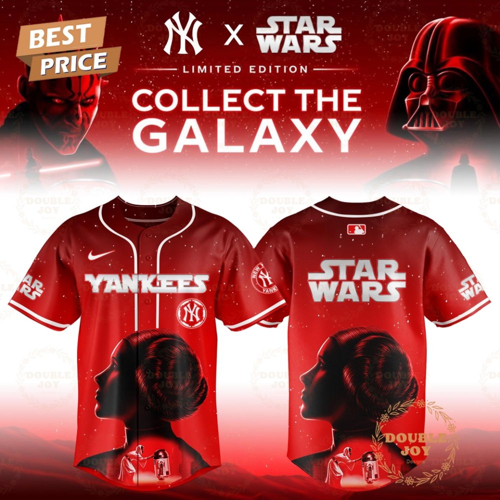 Gohipanda - New York Yankees X Star Wars "Leia Organa" 2025 Special Edition Baseball Jersey