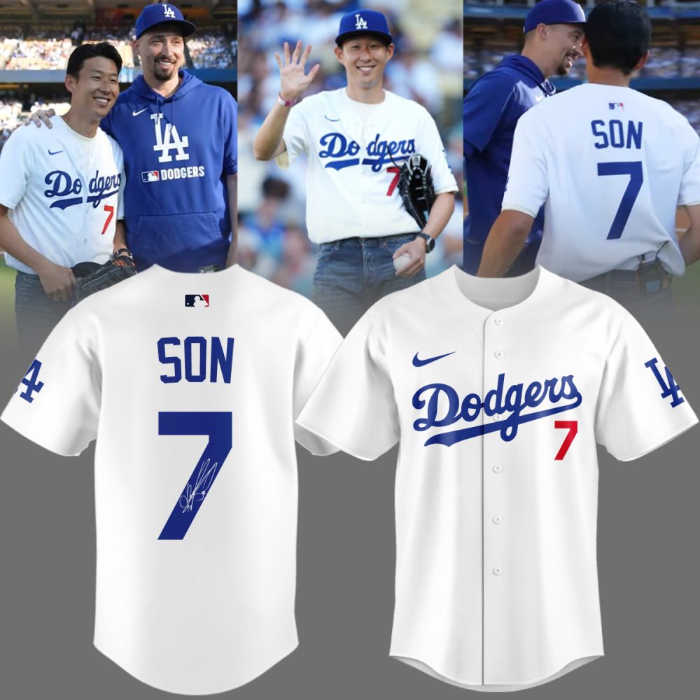 Gohipanda - Official La Dodgers #7 Son Jersey - Authentic Mlb Fan Gear