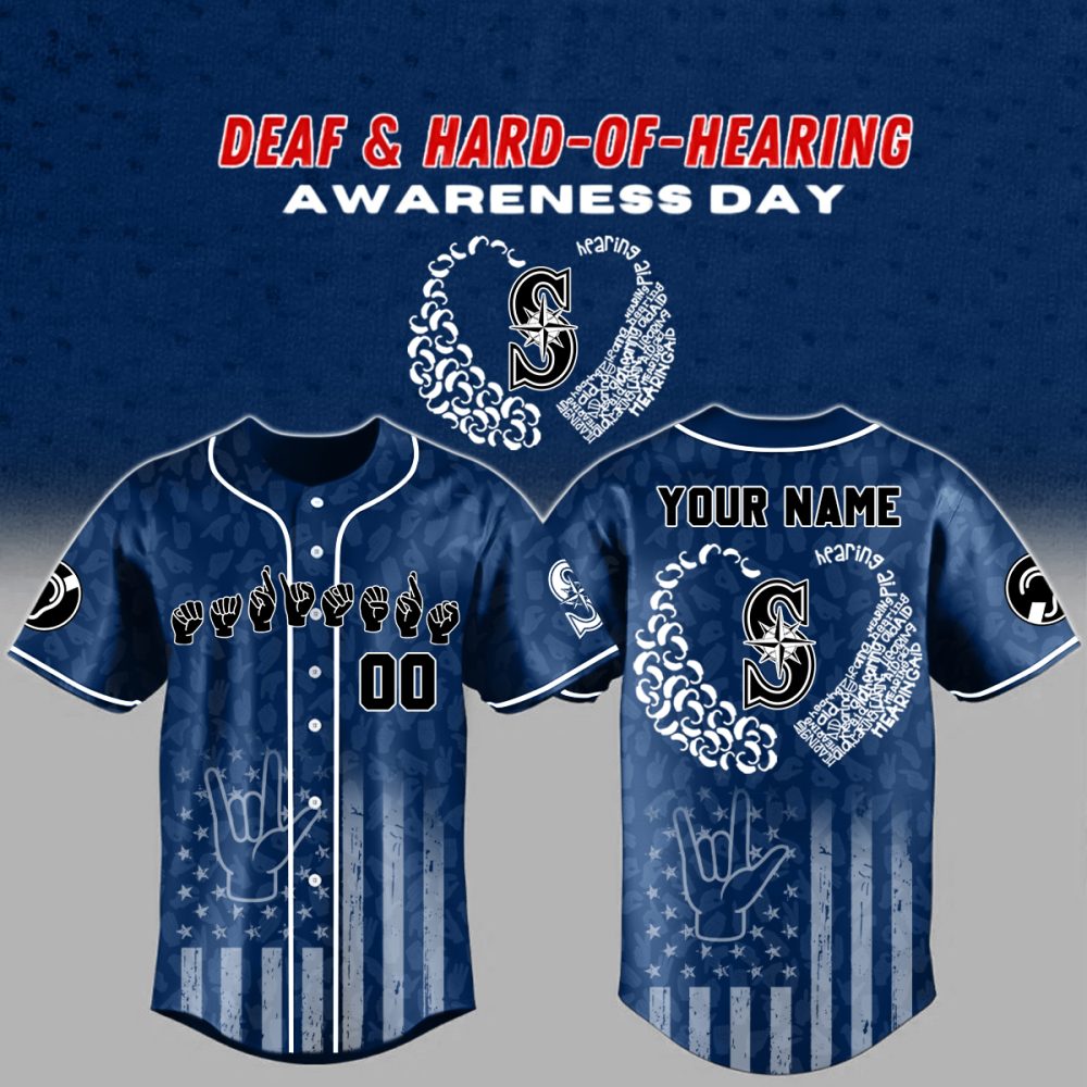 Gohipanda - Seattle Mariners Baseball X Deaf & Hard-Of-Hearing Awareness Day Special Edition 2025