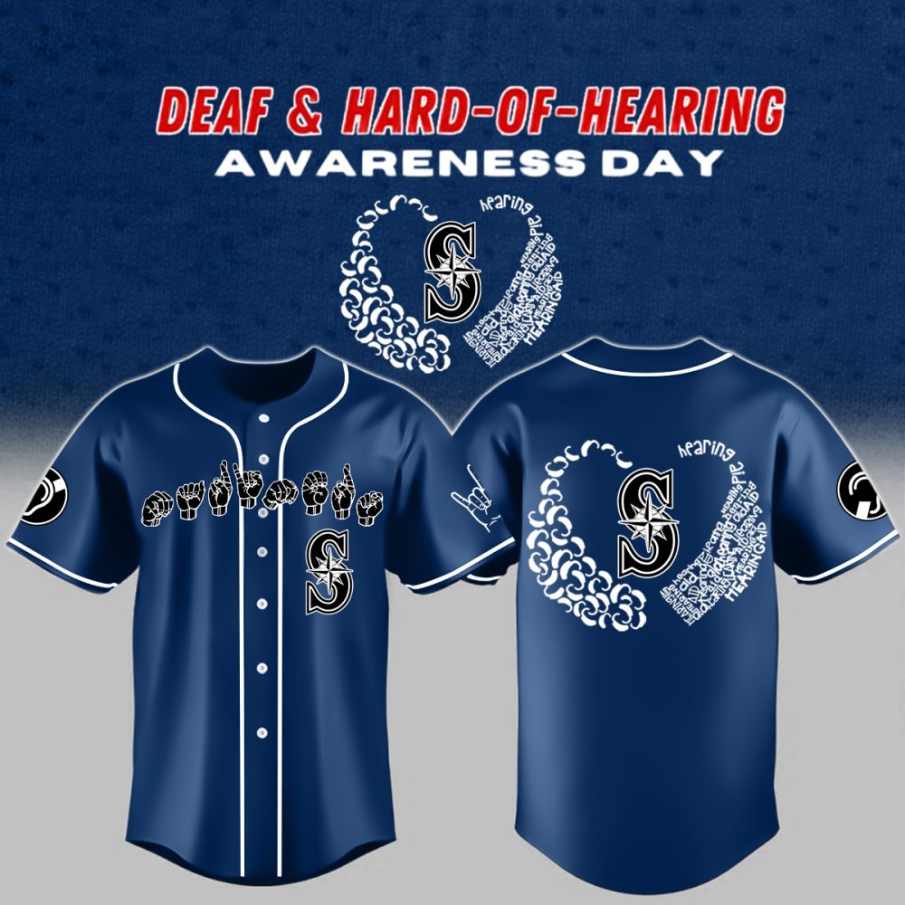 Gohipanda - Seattle Mariners Baseball X Deaf & Hard-Of-Hearing Awareness Day Special Edition 2025