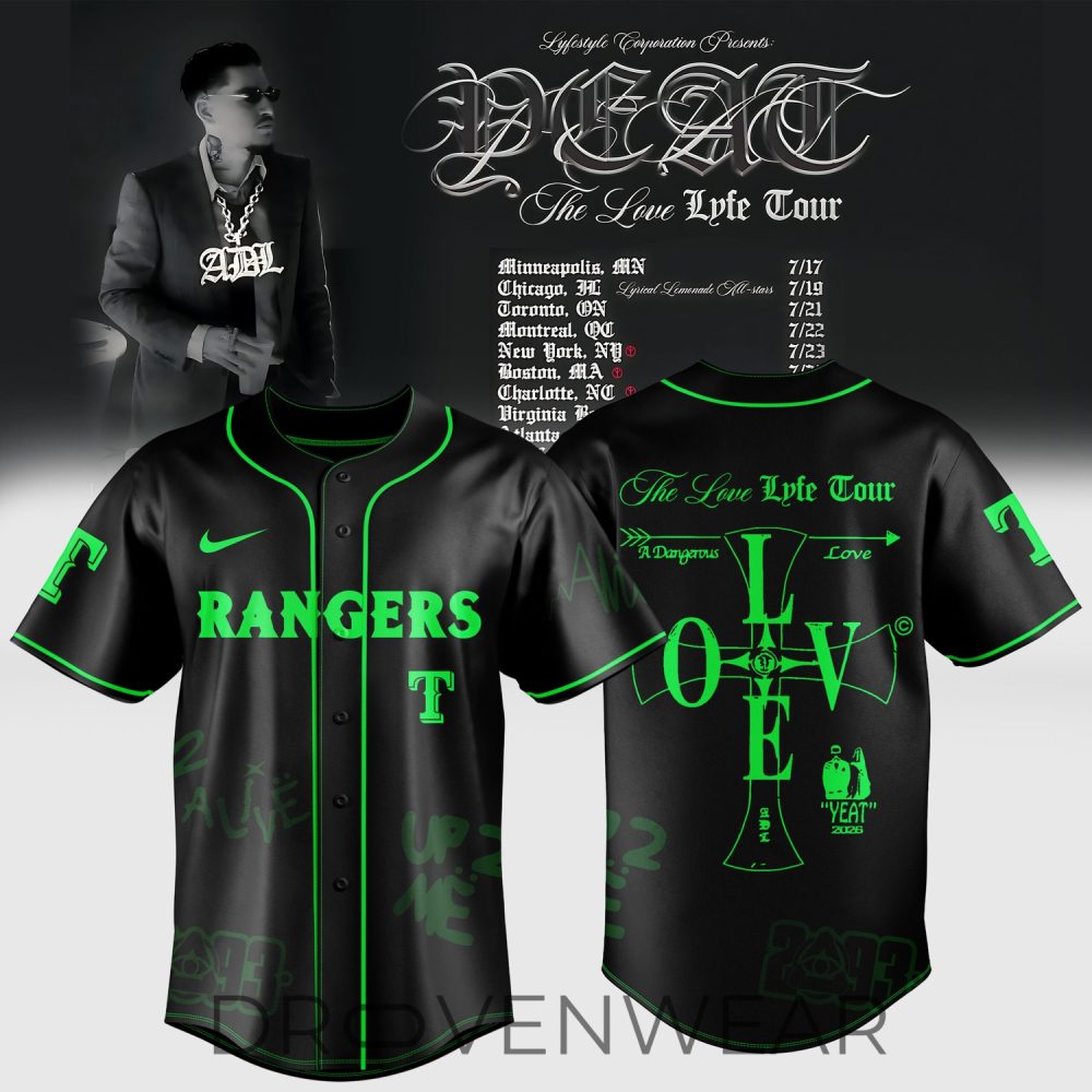Gohipanda - Texas Rangers X Yeat: The Love Lyfe – Industrial Chaos Edition Jersey