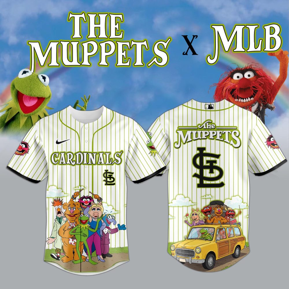 Gohipanda - The Muppets X Mlb Cardinals Jersey - Limited Edition Fan Gear