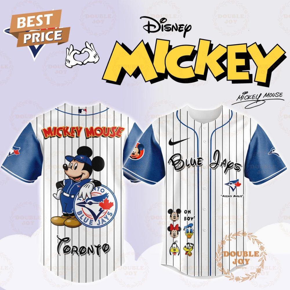 Gohipanda - Toronto Blue Jays Disney Mickey Mouse 2025 Limited Edition Baseball Jersey