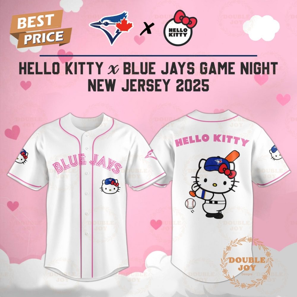 Gohipanda - Toronto Blue Jays Hello Kitty X Cubs Game Night 2025 New Limited Edition Baseball Jersey