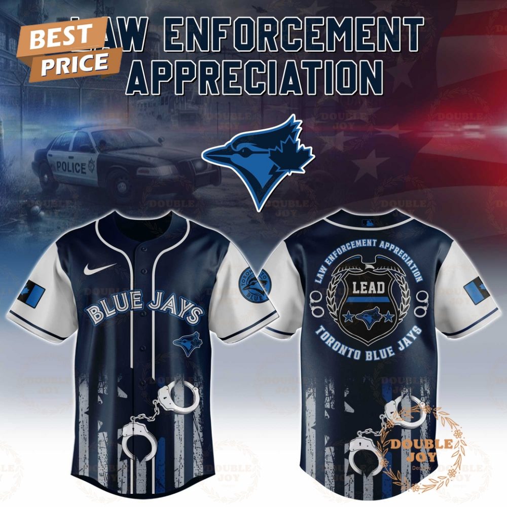 Gohipanda - Toronto Blue Jays Law Enforcement Appreciation Day 2025 Special Edition Baseball Jersey