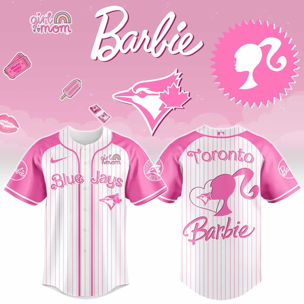 Gohipanda - Toronto Blue Jays Lovely Barbie Limited Edition Jersey
