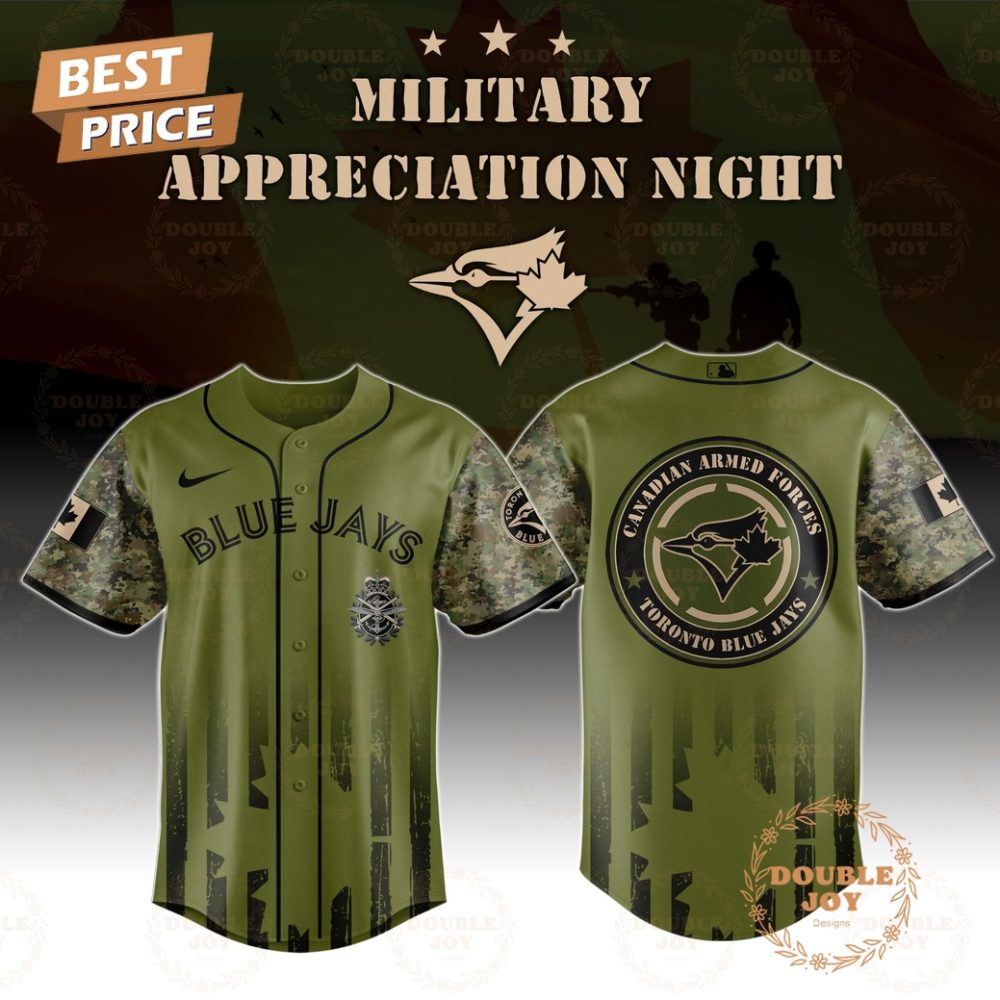 Gohipanda - Toronto Blue Jays Military Appreciation Night 2025 Special Edition Baseball Jersey