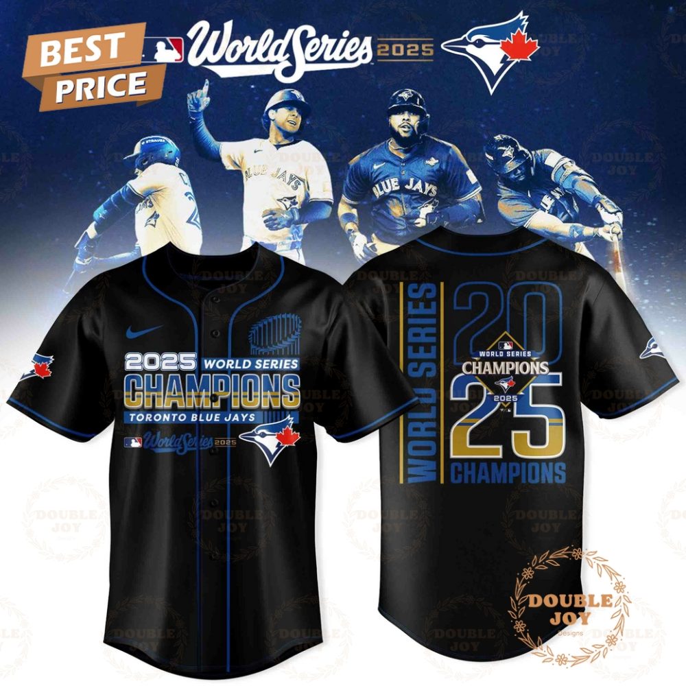 Gohipanda - Toronto Blue Jays X Champions Team 2025 World Series Baseball Jersey