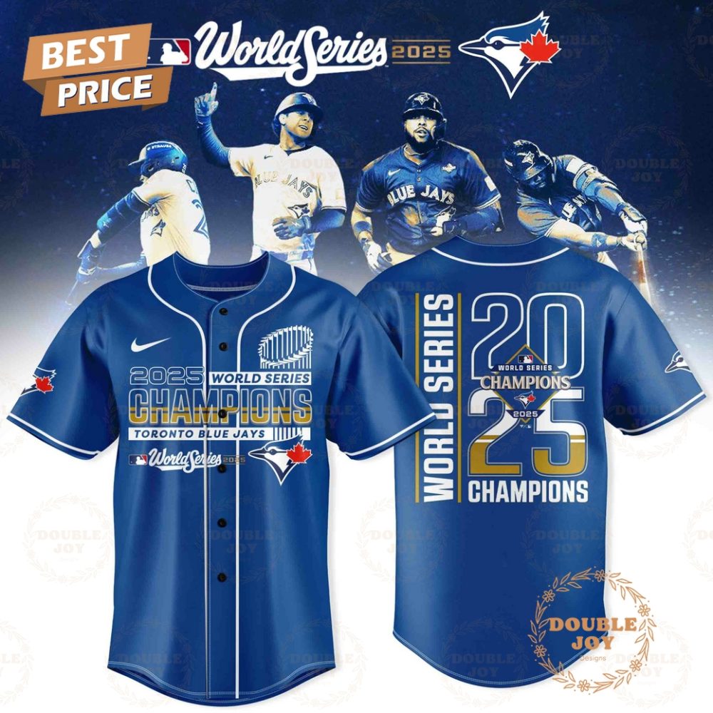 Gohipanda - Toronto Blue Jays X Champions Team World Series 2025 Baseball Jersey