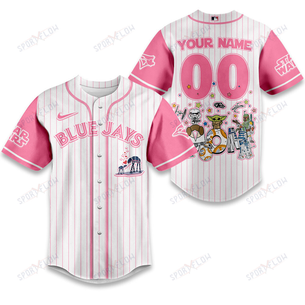 Gohipanda - Toronto Blue Jays X Star Wars Galaxy'S Best Mom Custom Baseball Jersey
