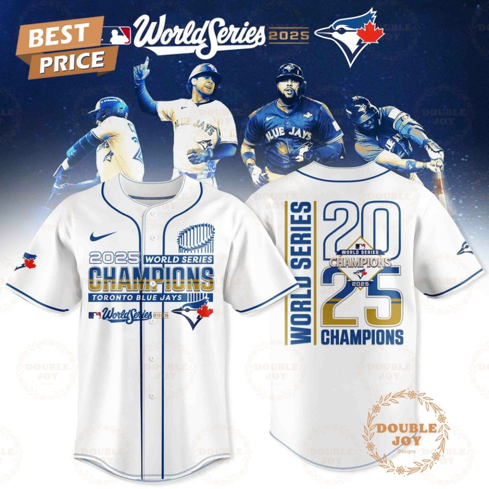 Gohipanda - Toronto Blue Jays X Team Champions 2025 World Series Baseball Jersey