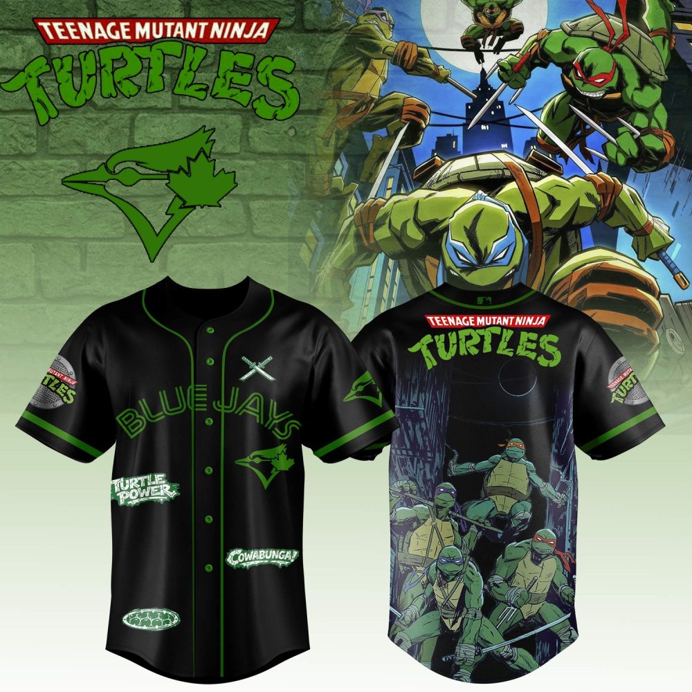 Gohipanda - Toronto Blue Jays X Teenage Mutant Ninja Turtles Custom Design 2026 Limited Jersey