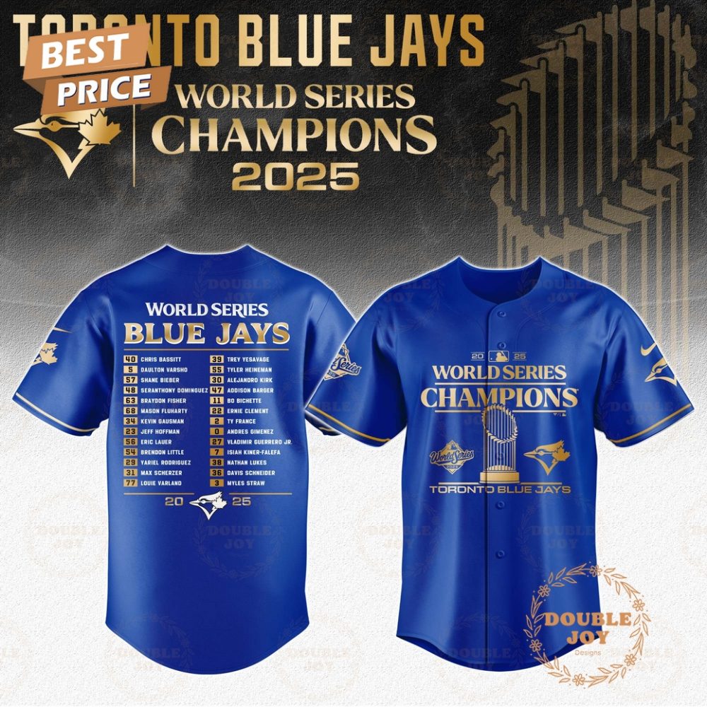 Gohipanda - Toronto Blue Jays X The Champions World Series 2025 Baseball Jersey