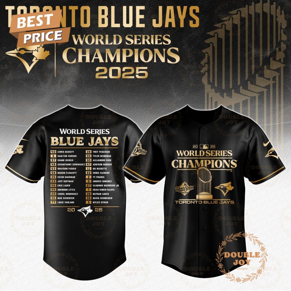 Gohipanda - Toronto Blue Jays X World Series The Champions 2025 Baseball Jersey
