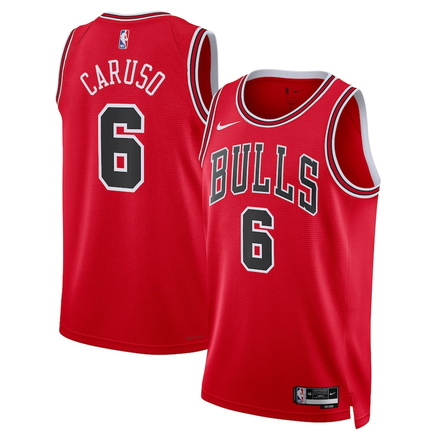 Alex Caruso 6 Chicago Bulls Unisex Swingman Jersey Icon Edition Red - Gohipanda