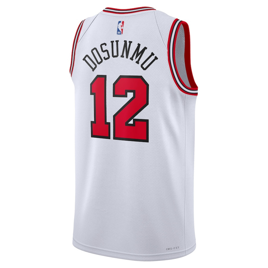 Ayo Dosunmu 12 Chicago Bulls Unisex Swingman Jersey Association Edition White - Gohipanda - Image 3