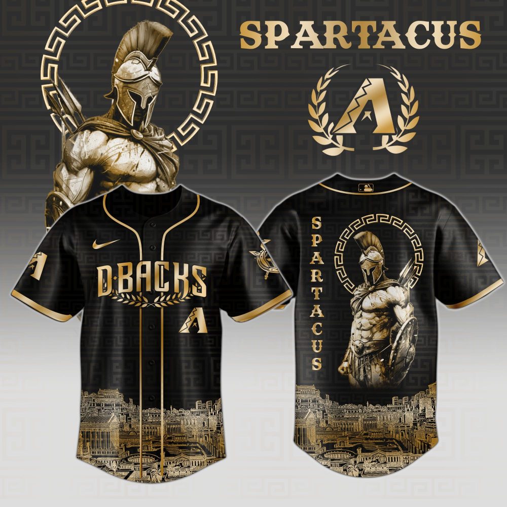 Gohipanda - Arizona Diamondbacks Mlb X Spartacus Glory Of The Arena Power Of The Game