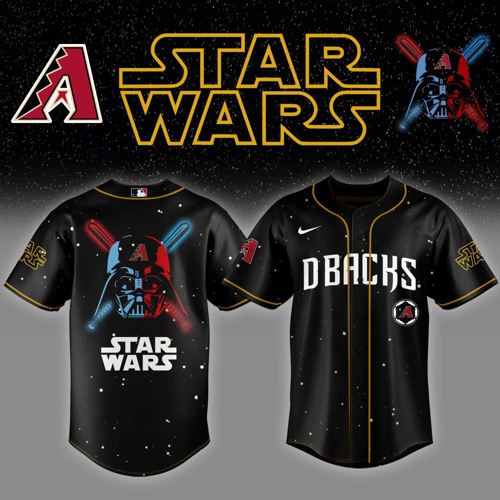 Gohipanda - Arizona Diamondbacks Mlb X Starwars Baseball Jersey