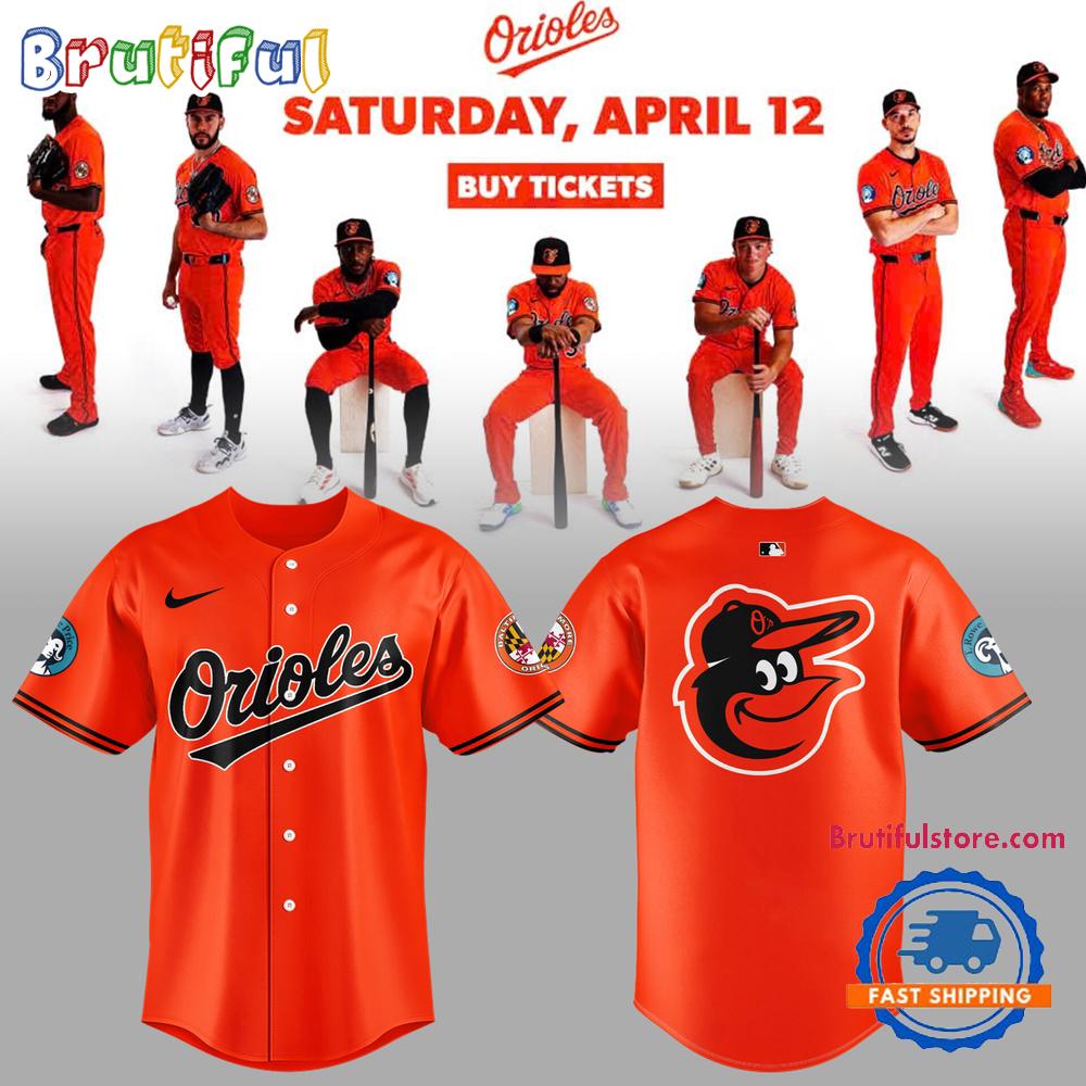 Gohipanda - Baltimore Orioles Orange On Orange 2025 Baseball Jersey