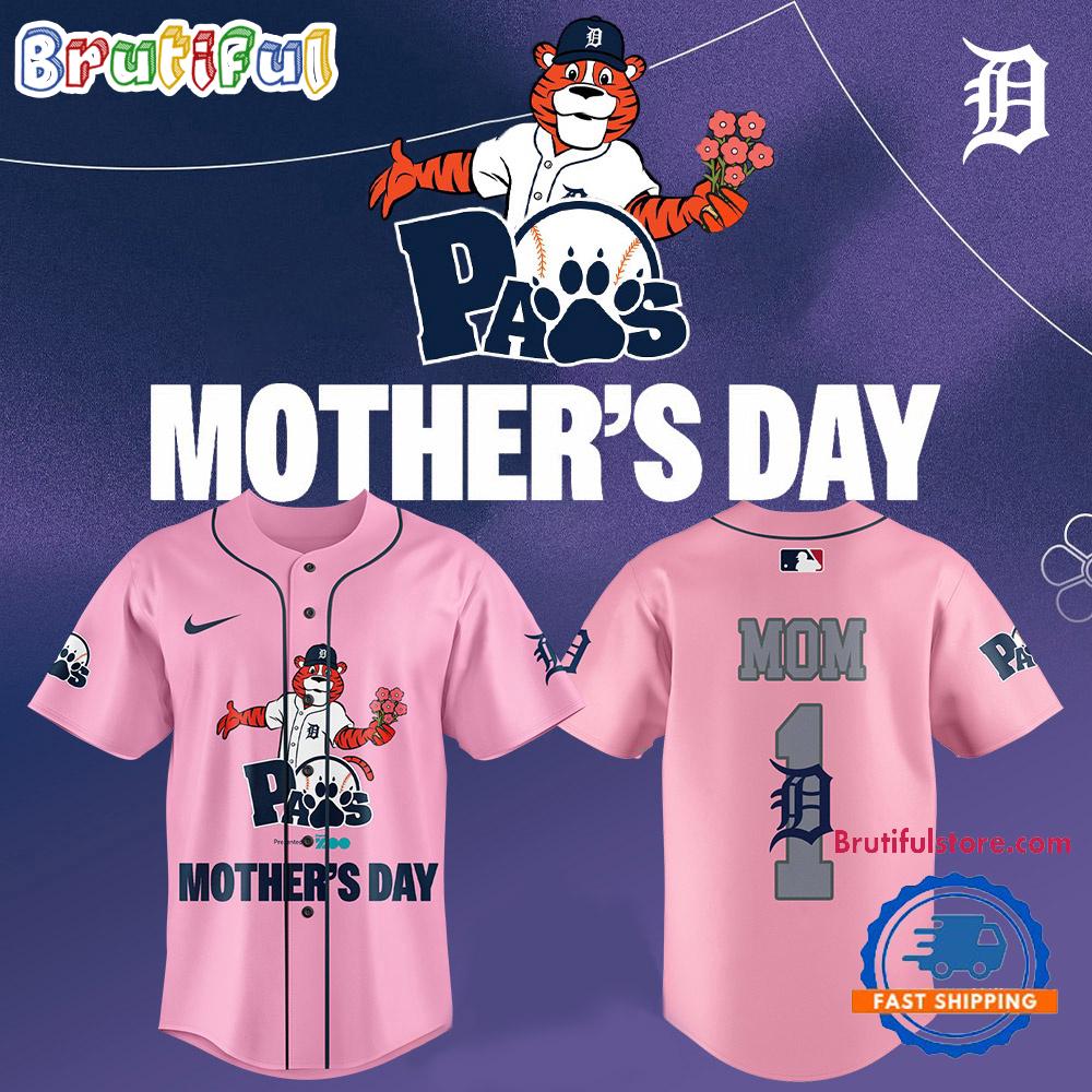 Gohipanda - Detroit Tigers Mother’S Day Mom Baseball Jerseys