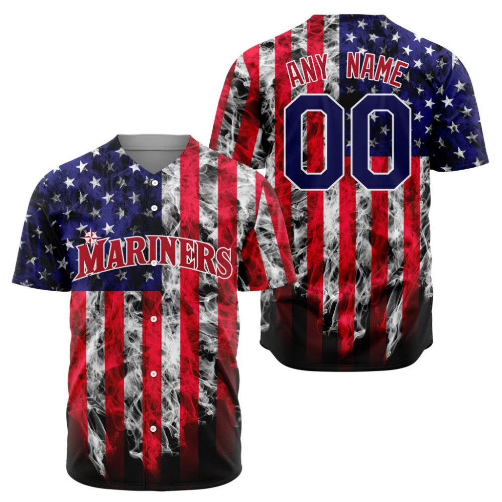 Gohipanda - Mlb Seattle Mariners Special Independence Day 4Th Of July Design