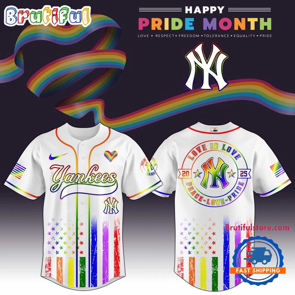 Gohipanda - New York Yankees 2025 Happy Pride Month Limited Edition Baseball Jersey