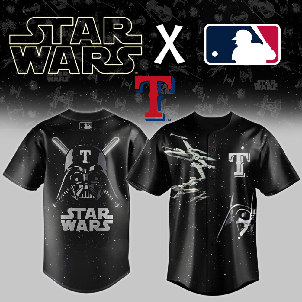 Gohipanda - Texas Rangers X Star Wars Custom Baseball Jersey