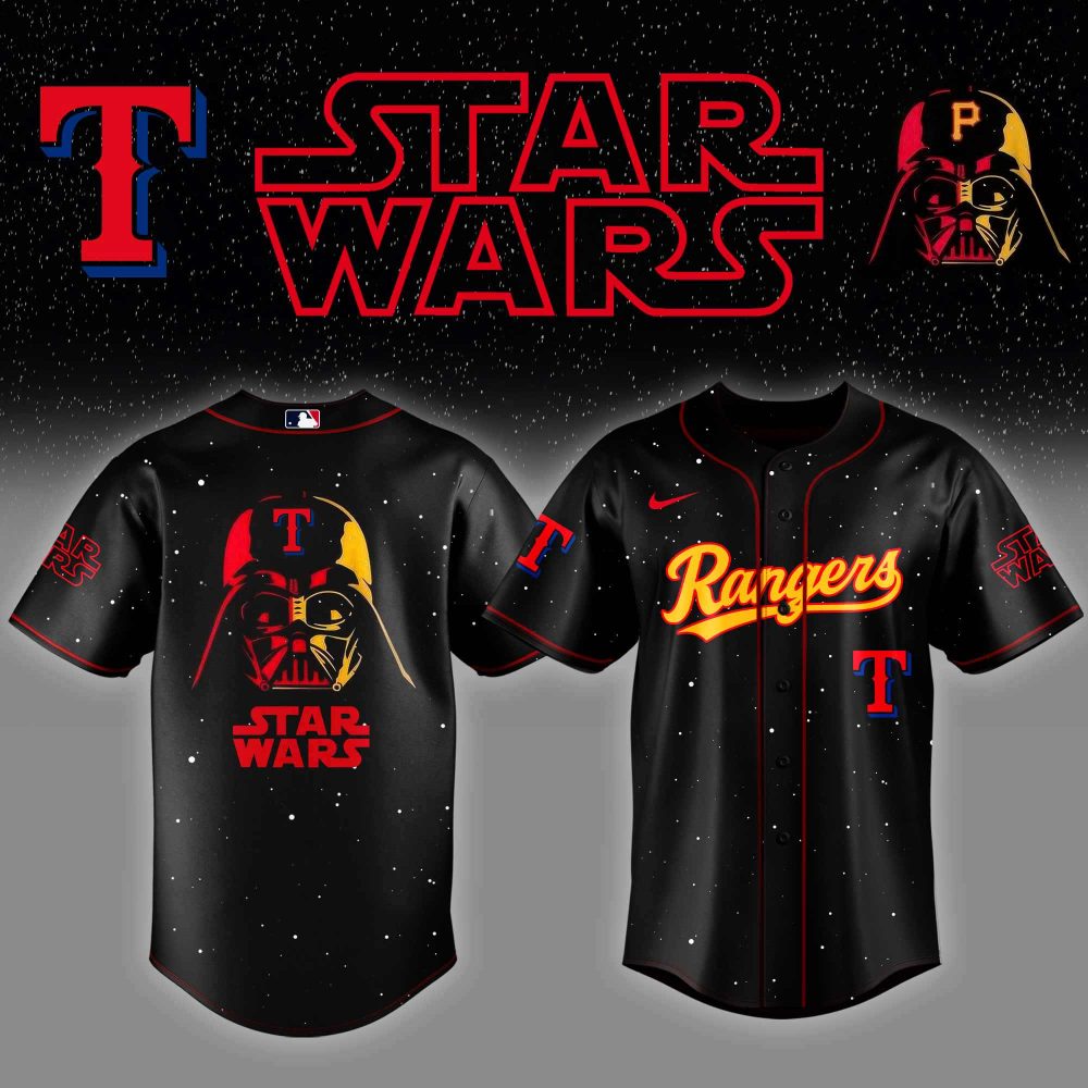 Gohipanda - Texas Rangers X Star Wars Night Custom Baseball Jersey