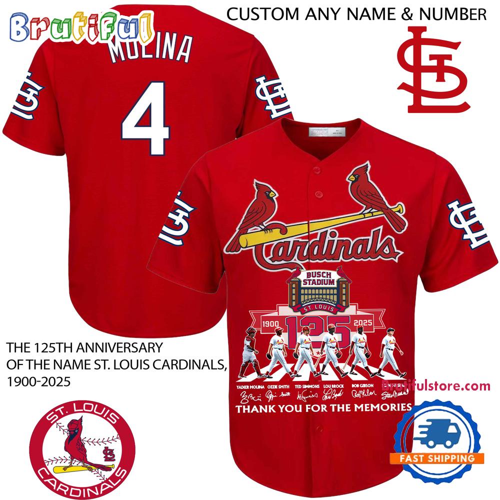 Gohipanda - The 125Th Anniversary Of The Name St. Louis Cardinals 1900-2025 Baseball Jersey