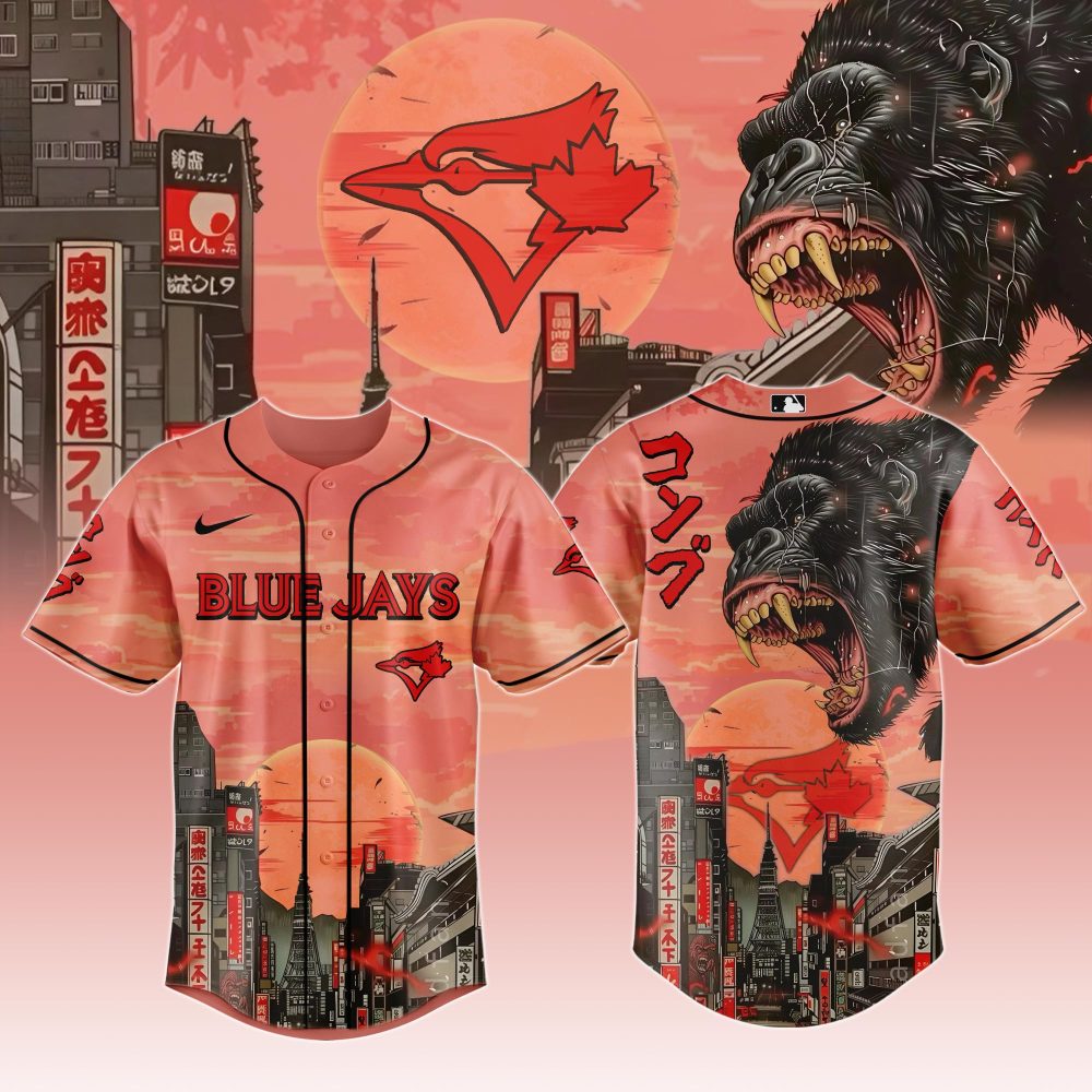 Gohipanda - Toronto Blue Jays Mlb X Kong Collection 1 Custom Baseball Jersey