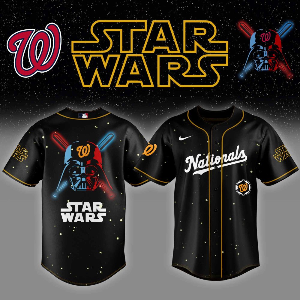 Gohipanda - Washington Nationals Mlb X Starwars Custom Baseball Jersey