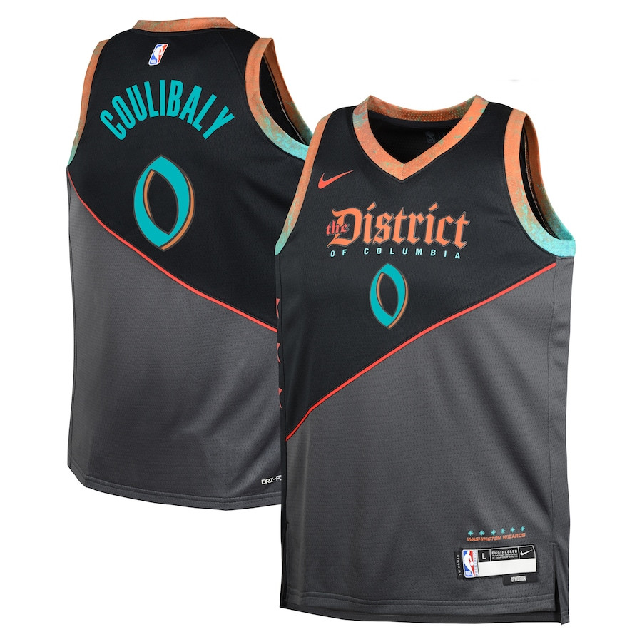 Bilal Coulibaly Washington Wizards 2023/24 City Edition Swingman Jersey Black - Gohipanda