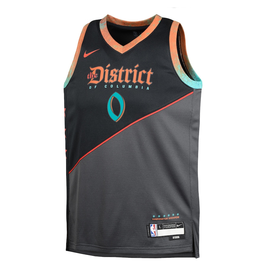 Bilal Coulibaly Washington Wizards 2023/24 City Edition Swingman Jersey Black - Gohipanda - Image 2