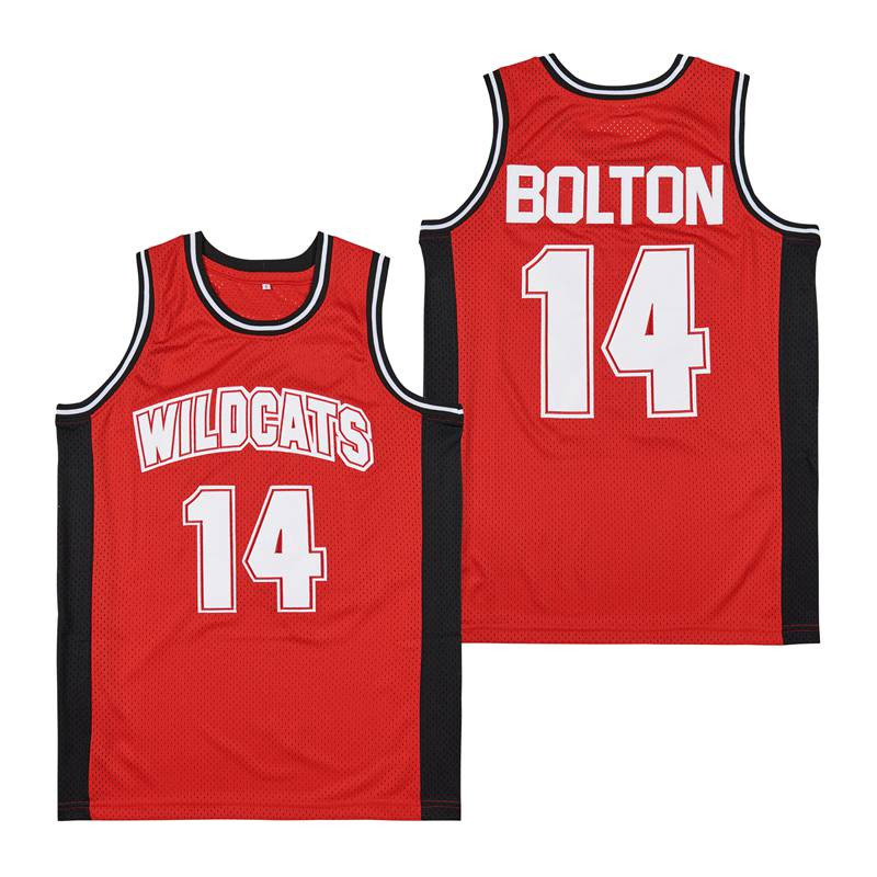 Bolton 14 Wildcats Swingman Jersey - Red Multicolor Unisex - Gohipanda - Image 2