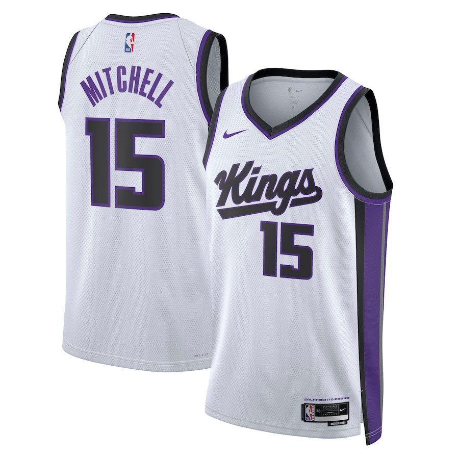 Davion Mitchell 15 Sacramento Kings Unisex Swingman Jersey Association Edition White - Gohipanda