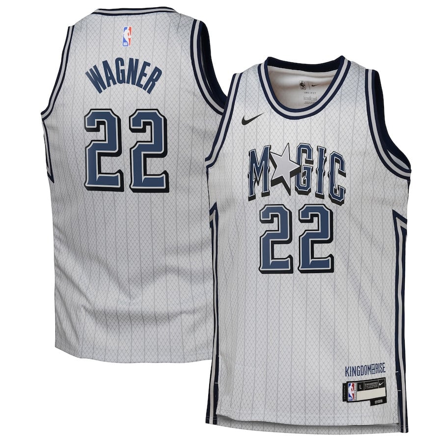 Franz Wagner 22 Orlando Magic 2024/25 Swingman City Edition Jersey Silver - Gohipanda