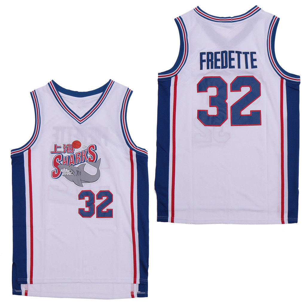 Jimmer Fredette 32 Shanghai Sharks Swingman Jersey White Unisex Adult Sizes - Gohipanda - Image 2
