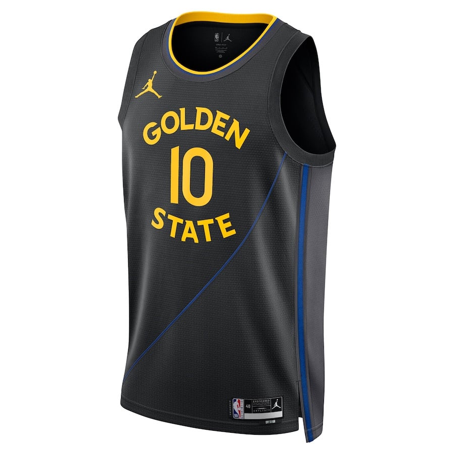 Jimmy Butler 10 Golden State Warriors Unisex Swingman Jersey Statement Edition Black - Gohipanda - Image 2