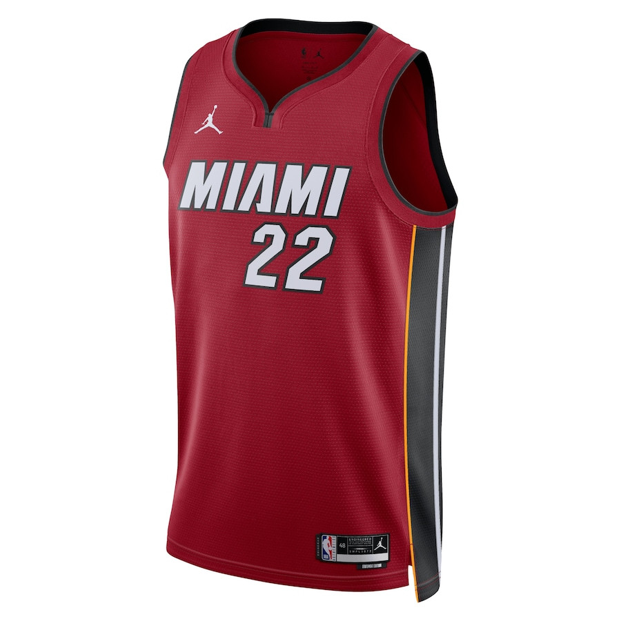 Jimmy Butler 22 Miami Heat Unisex Swingman Jersey Statement Edition Crimson - Gohipanda - Image 2