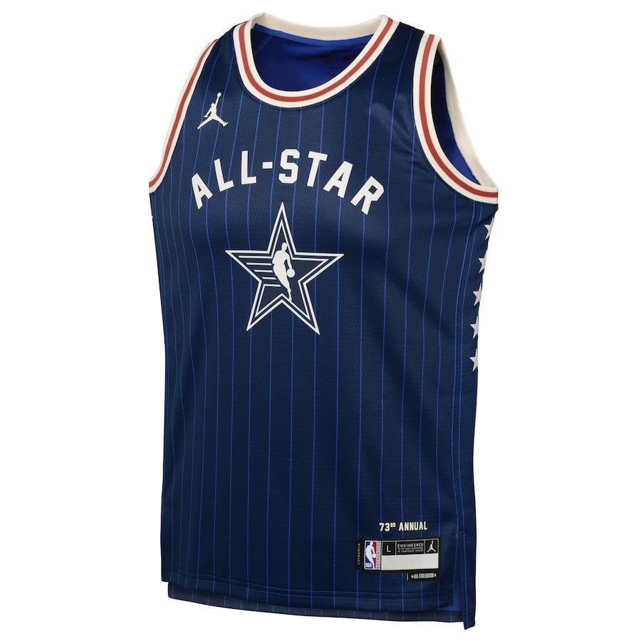 Joel Embiid 21 2024 NBA All-Star Game Swingman Jersey - Navy - Gohipanda - Image 2